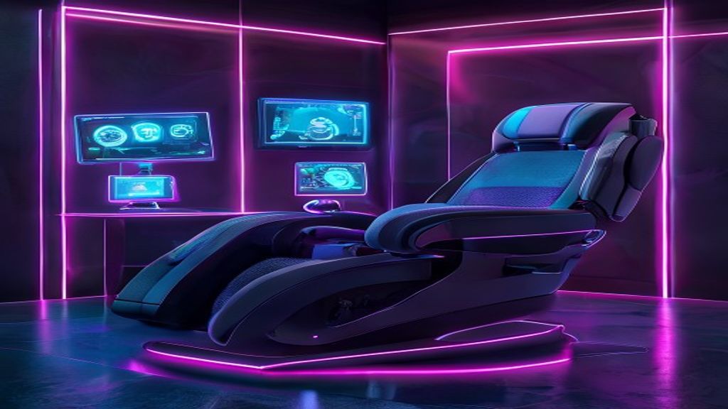 ClawChair - Futuristic Massage Chair Workstation